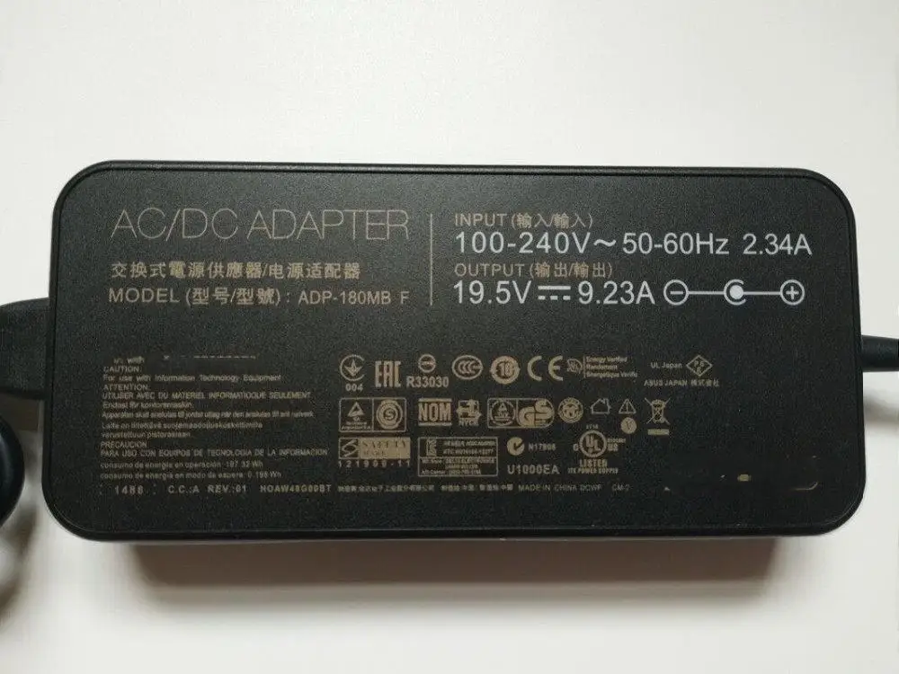Зарядное устройство 19 5 V 9.23A 180W 5*2 для Asus адаптер ноутбука|Компьютерные кабели и