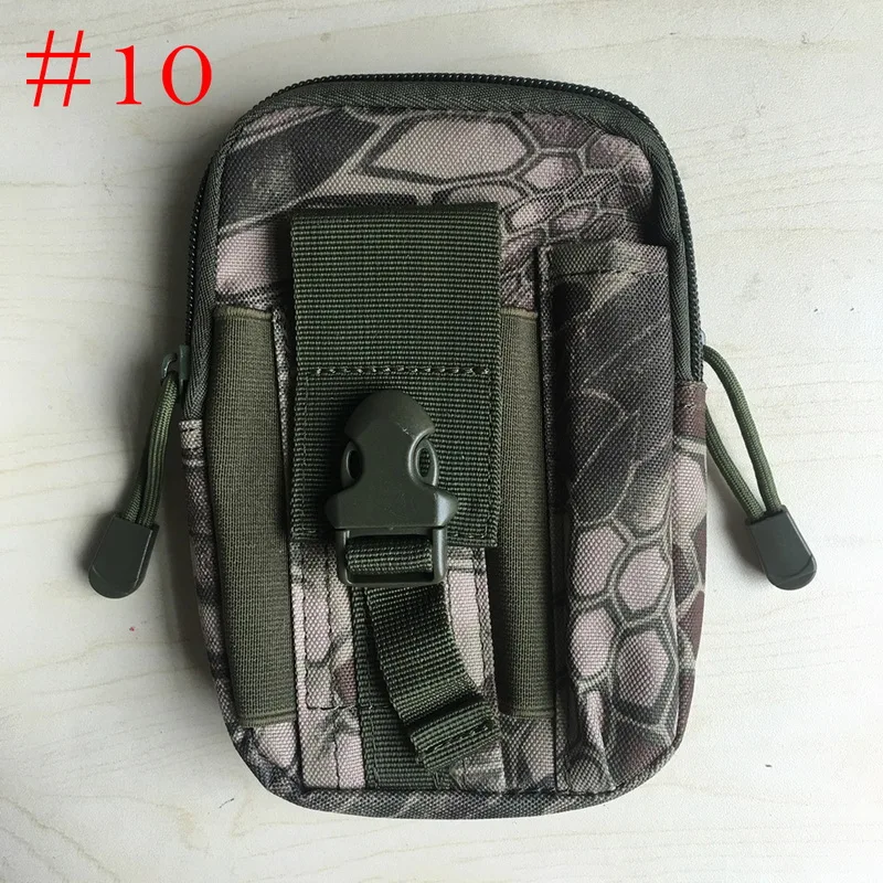

Men Tactical Molle Pouch Belt Waist Pack Bag Small Pocket Military Waist Pack Running Pouch Travel Camping Bags Outdoor Tool