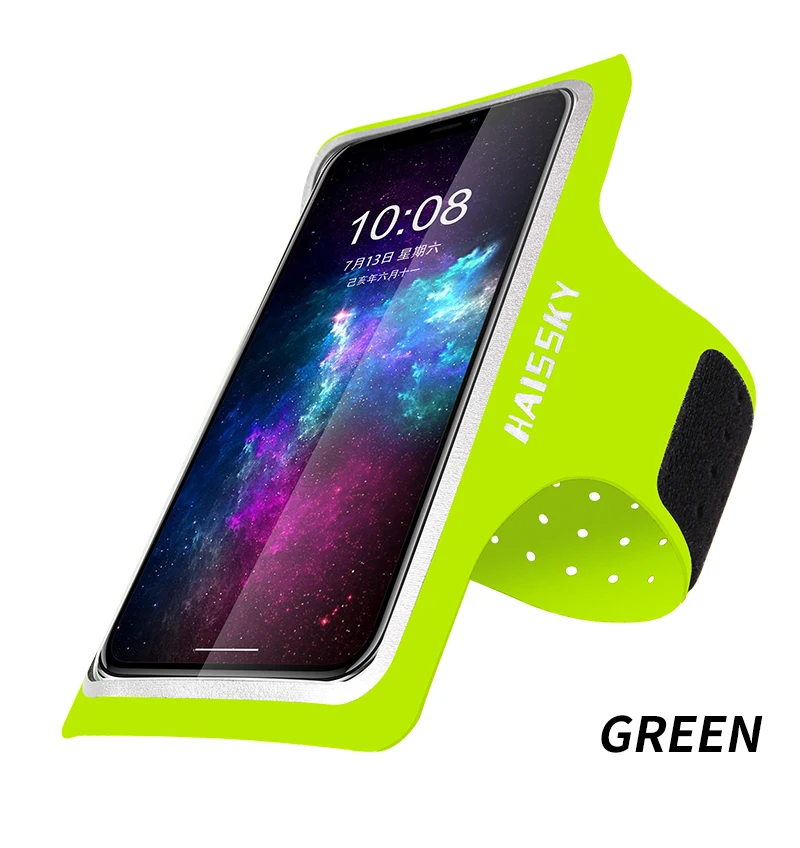 Haissky водонепроницаемый спортивный нарукавник для iPhone 11 11 Pro Max X 6 7 8 Plus 6,7 дюймов Универсальный нарукавный чехол для samsung S10 A70 A50