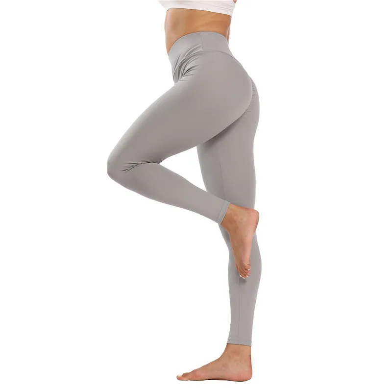 

Women's Yoga Solid Color Hip Lifting High Waist Yoga Pants Sports Leggings