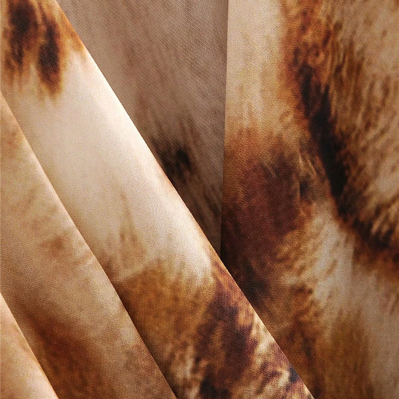 Женское винтажное платье Evfer с животным принтом элегантное желтое длинное