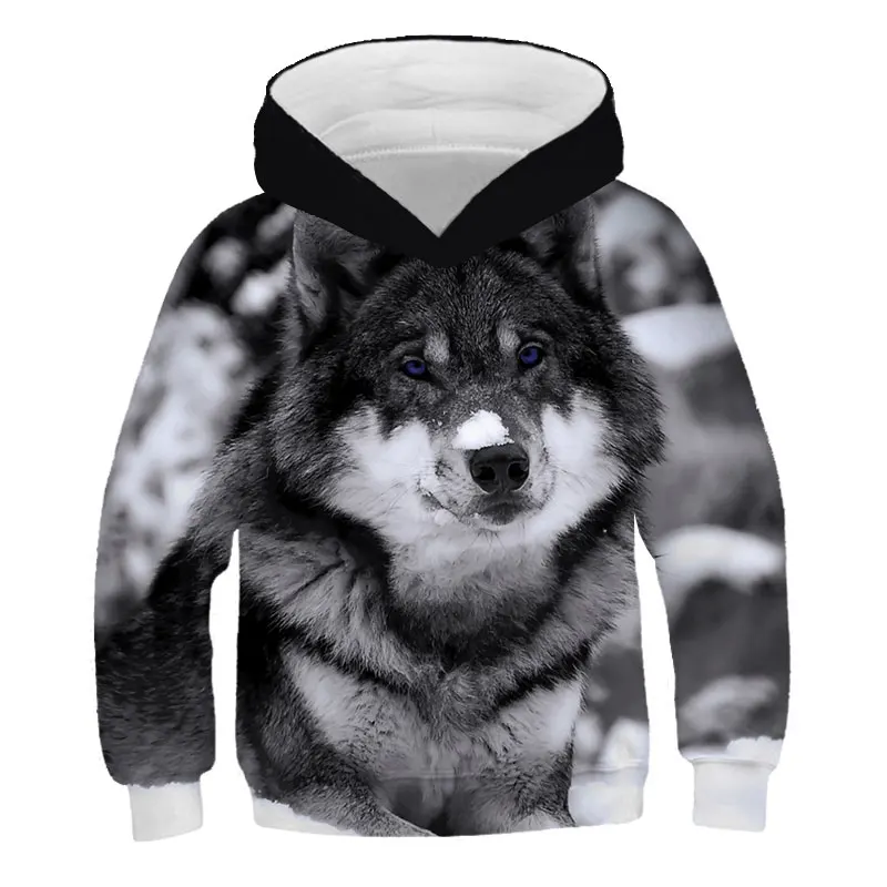 

Толстовка детская с капюшоном и длинным рукавом, на осень/весну/зиму