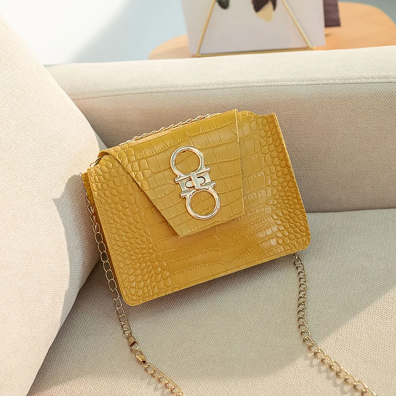 

Bag Women 2020 New Crocodile Pattern Lock Diagonal Mobile Phone Bag Cross-border Exclusively for Foreign Trade Small Bag