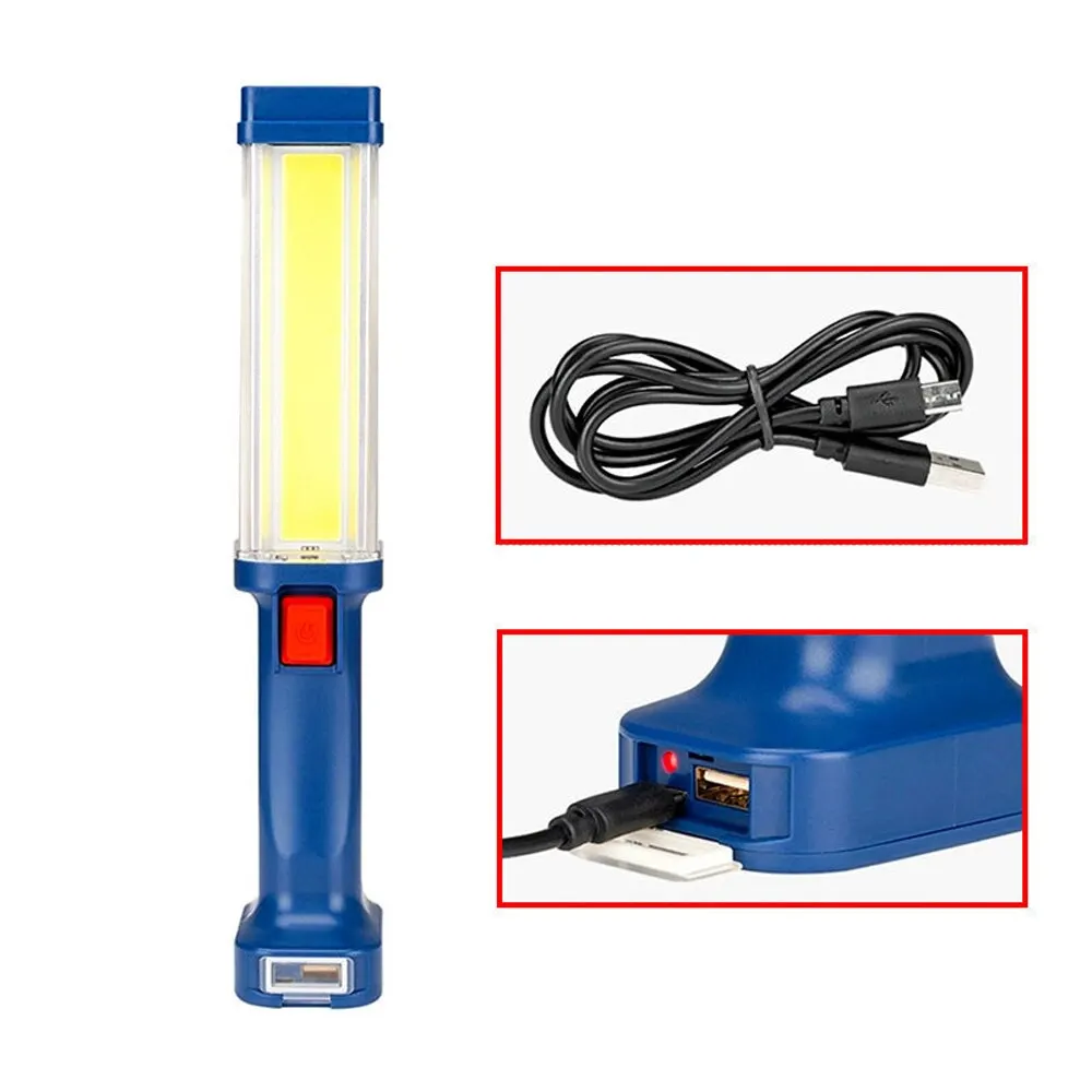 

Mayitr Flashlight LED Torch Vehicle Repairing Lamps For Working Recharger LED Work Light Handheld Magnetic Car Inspection Lamp