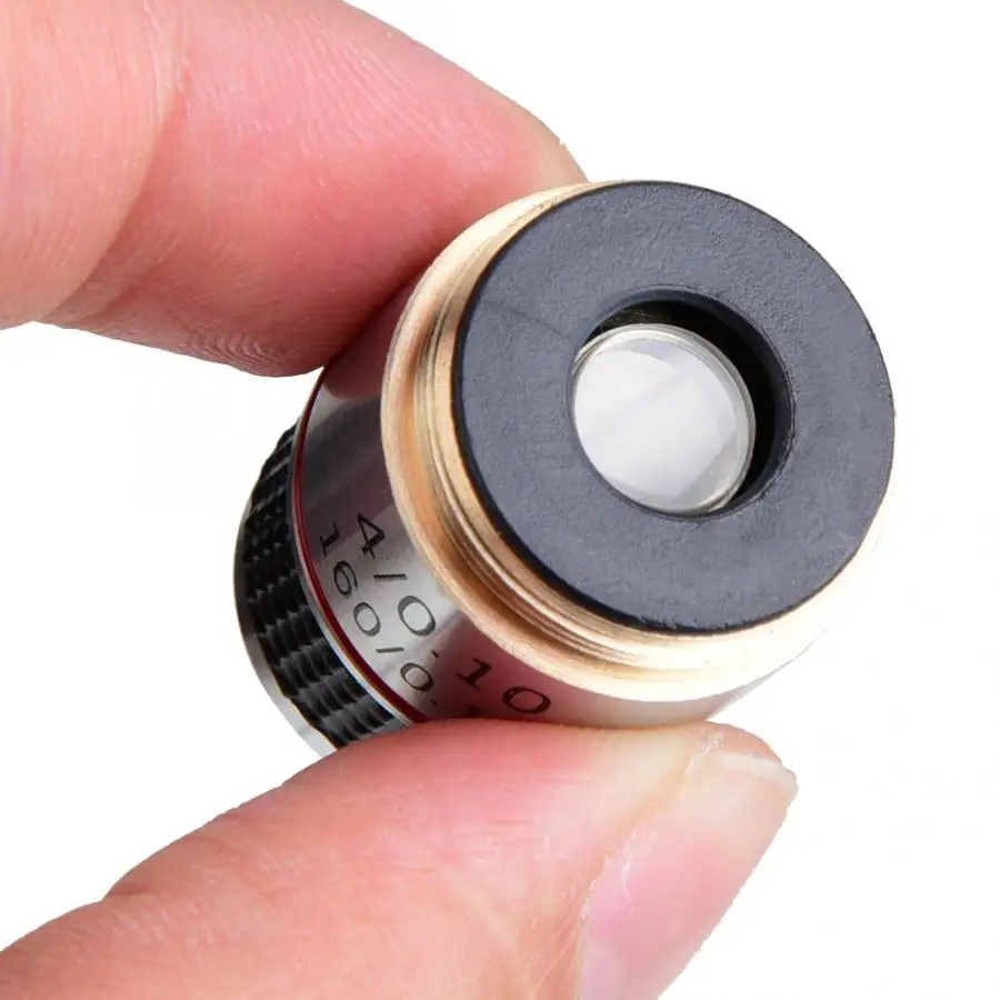 4X 185 Biological Microscope Achromatic Objectives Lens 160/0.17 Objective High Quality Observation | Инструменты