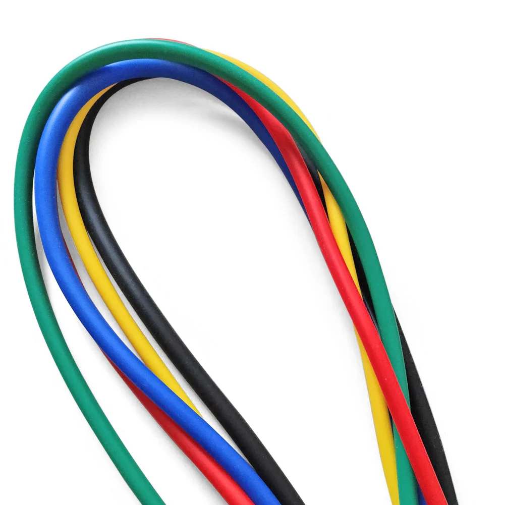 

Fitness Muscle Strength Training Pull Rope 11pcs Elastic Resistance Bands Handle Exerciser Equipments Gym Training