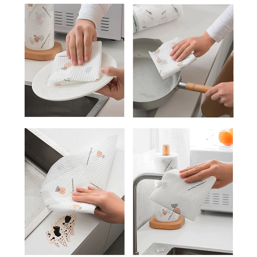 Кухонная тряпка для сухой и влажной уборки тряпки двойного назначения кухни