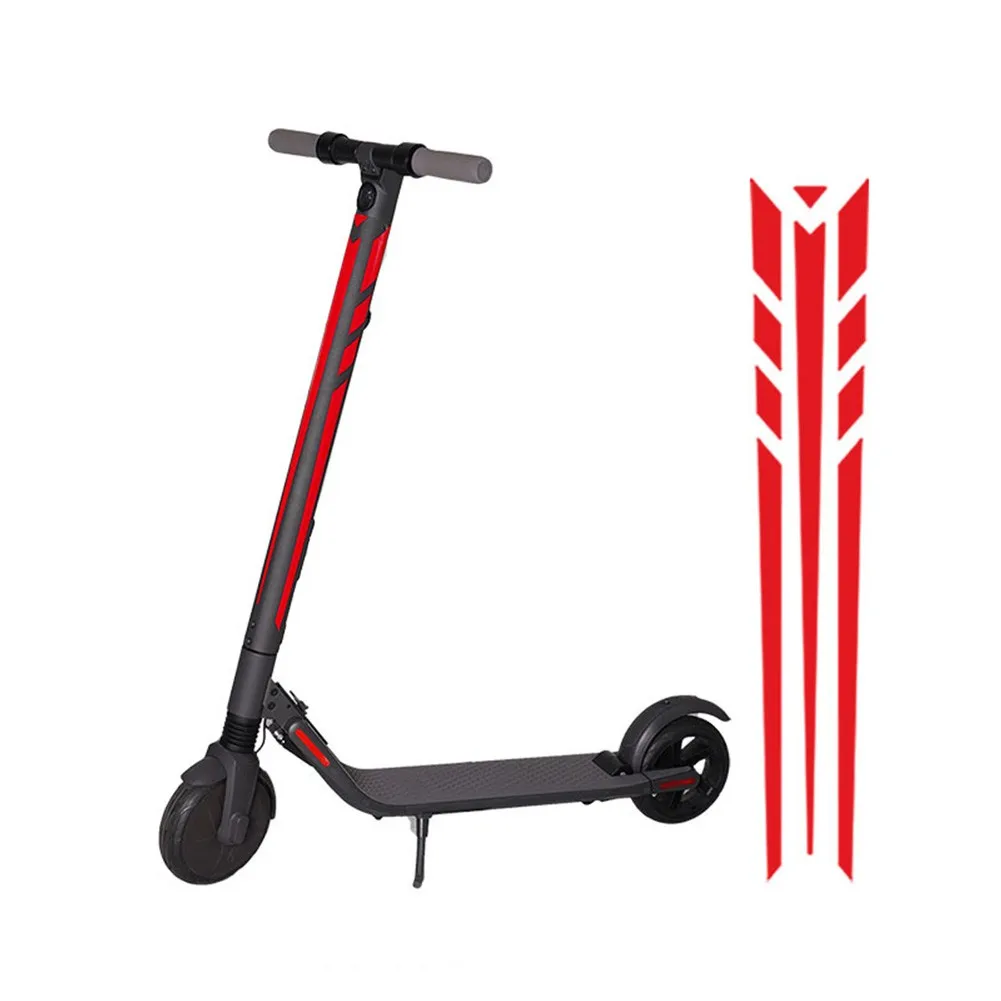 

Reflective Stickers Pole Waterproof Reflective Sticker Cover Set For Ninebot ES1 ES2 Night Safety Pedal Stickers