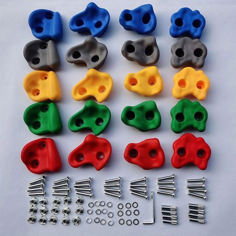 Детские камни для скалолазания 10 шт./лот игрушки детей деревянные настенные