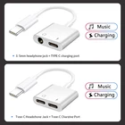 Переходник USB C Aux для Huawei P20, P30, P40, Mate30, Mate40, Mate20 Pro, Nova 8, 7, 6, Type C, конвертер для наушников, 3, 5 разъемов, разветвитель для зарядного устройства