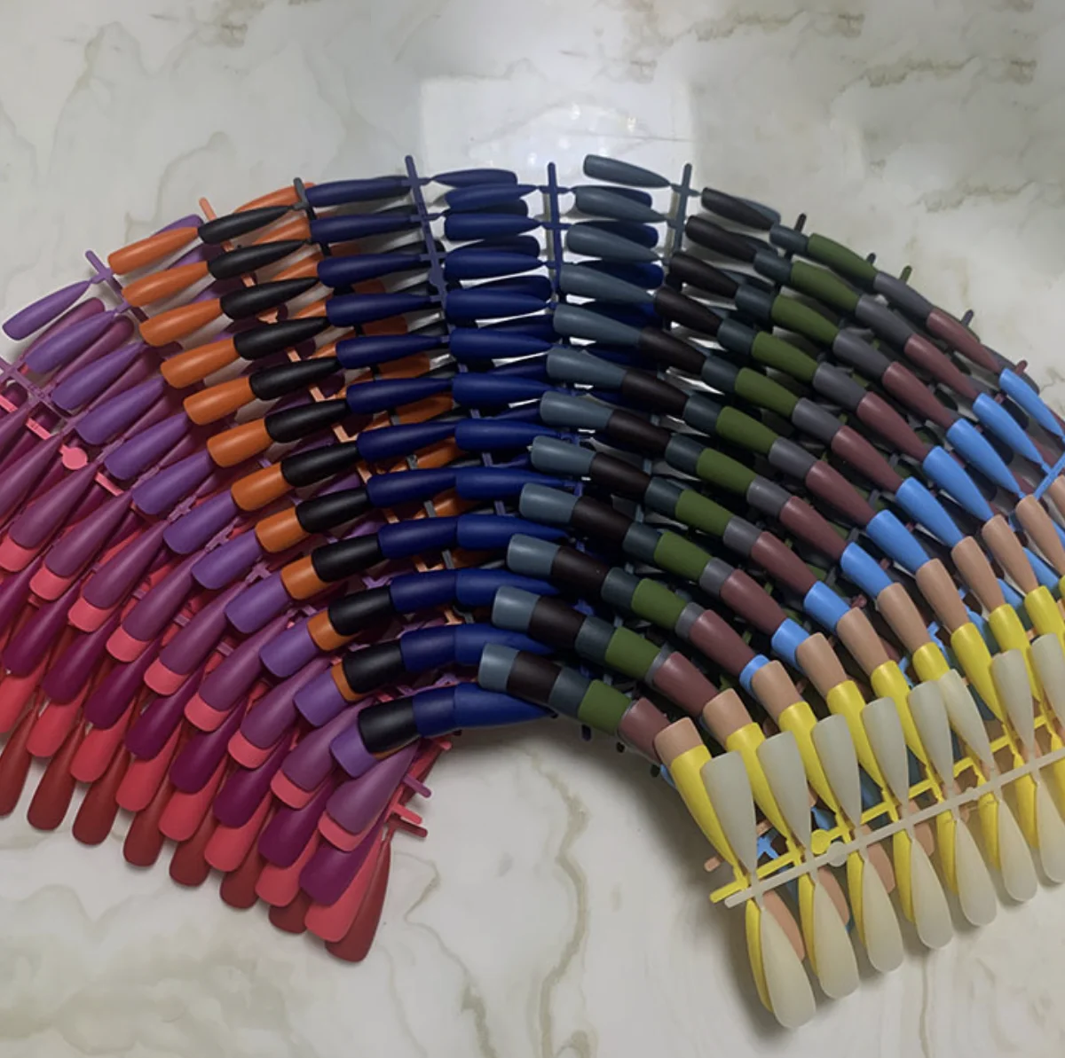 Фабричный магазин супер длинные гвозди в гробе накладные ногти для девушек