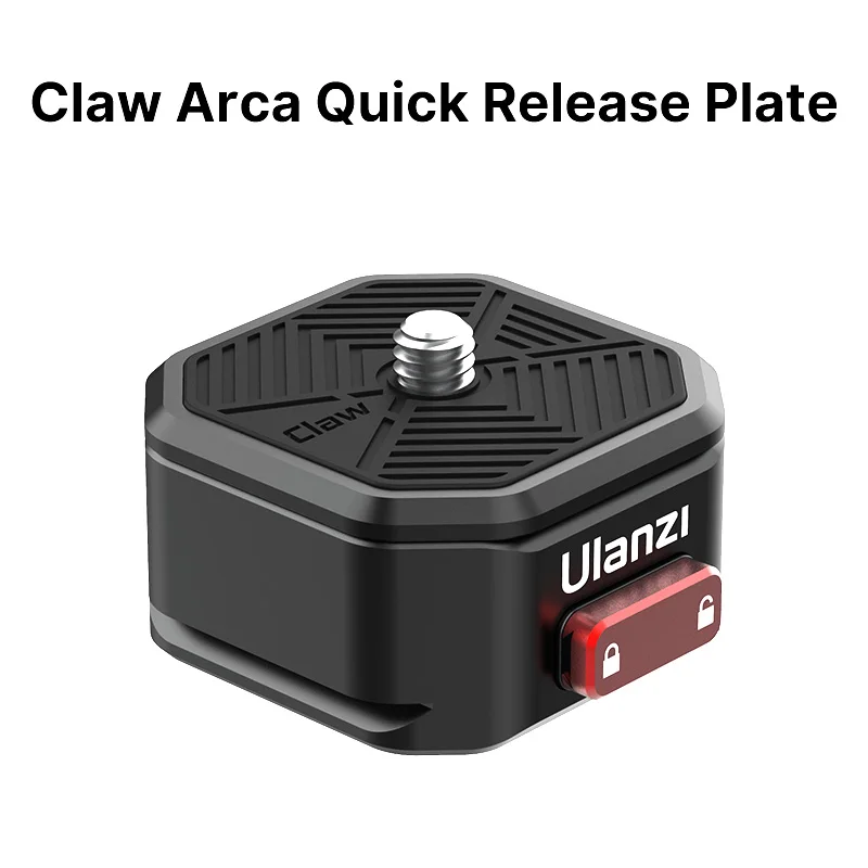 

Ulanzi Claw Arca Swiss Quick Release Plate System 1/4 Tripod Gimbal Base Slider Quick Switch Mount for DSLR Camera Monopod