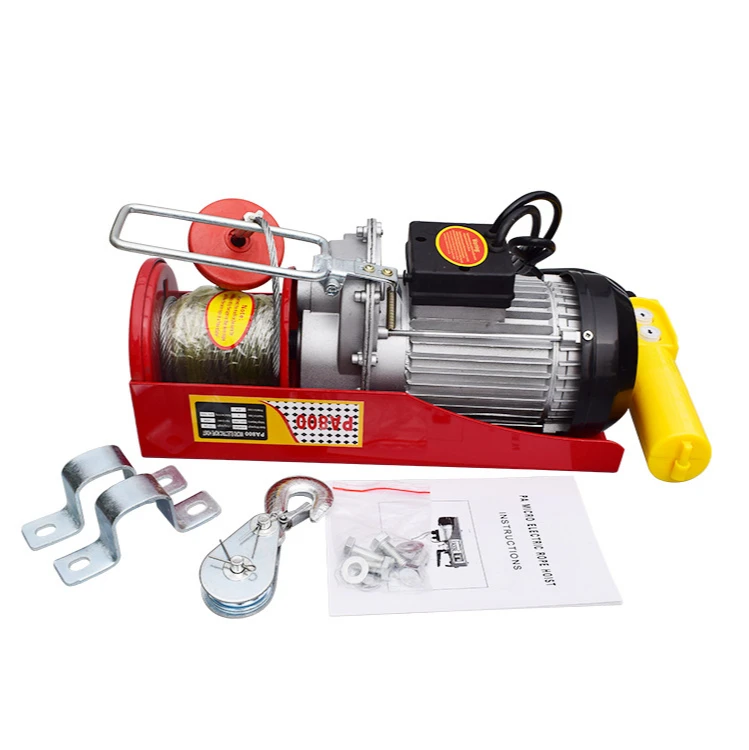 

PA1200 electric hoist wire rope small crane small building decoration miniature electric hoist