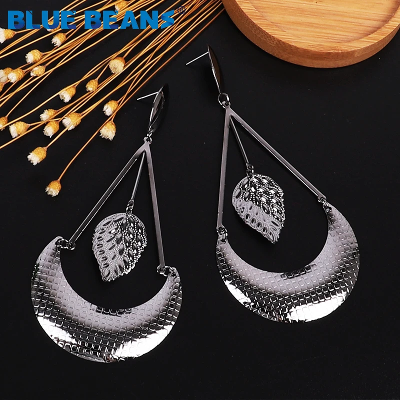 2019 модные золотые серьги для женщин длинные висячие металлические ювелирные