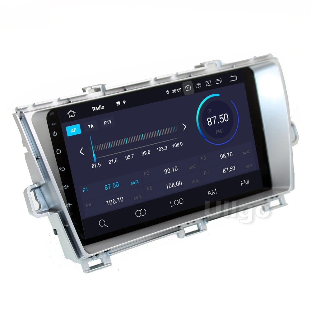 9 ''ram 4G+ rom 64G Android 9,0 автомобильный DVD gps для Toyota Prius 2009-2013 автомобильное радио с gps головным блоком с FM RDS BT зеркалом-link Wifi