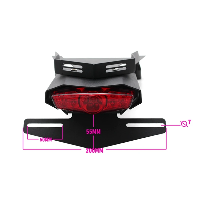 

Motorcycle License Plate Holder with Taillight for-BMW R9T 2014-2019