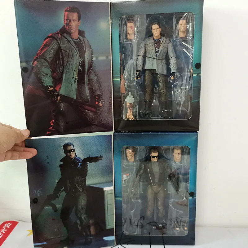 Экшн-фигурка NECA The Terminator Schwarzenegger T-800 Арнольда модели игрушек куклы в подарок |