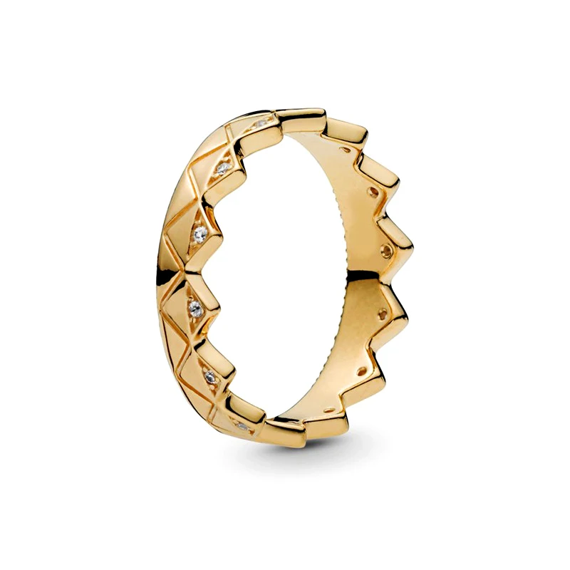 Новинка 2019 экзотические кольца CUTEECO золотого цвета с короной для женщин