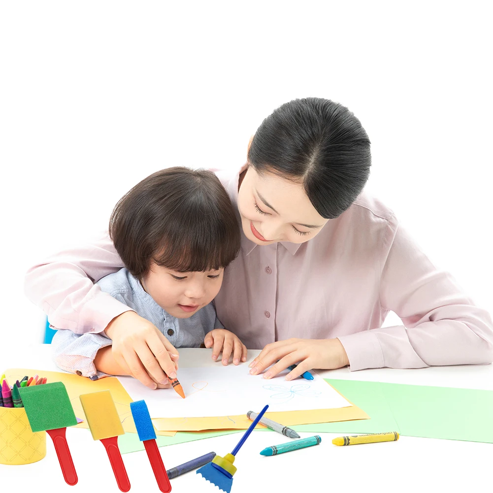 Многоразовый безопасный губчатый валик для рисования сделай сам 30 шт. набор