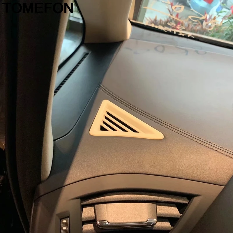 TOMEFON для Toyota Alphard Vellfire 2016 2017 2018 Передняя Верхняя Крышка вентиляционного отверстия