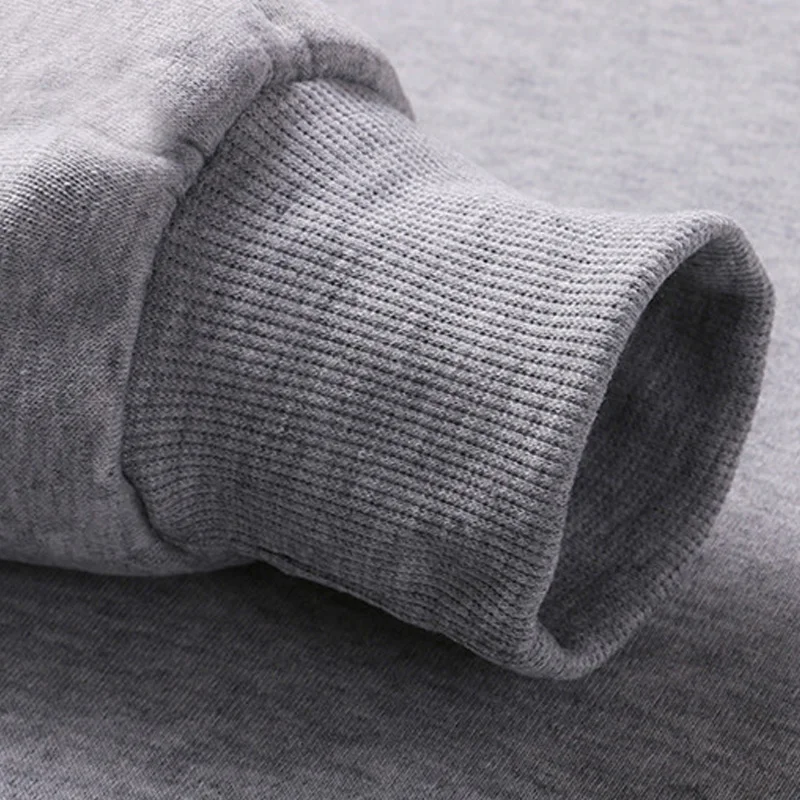 Комплект спортивной одежды для мужчин и женщин повседневный однотонный пуловер