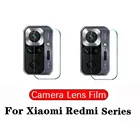 Защитная пленка для камеры Redmi Note 10 9 8 7 Pro 9A 9C 9T, закаленная пленка для объектива Xiaomi Poco X3 F2 Pro F3, без стекла, 2 шт.