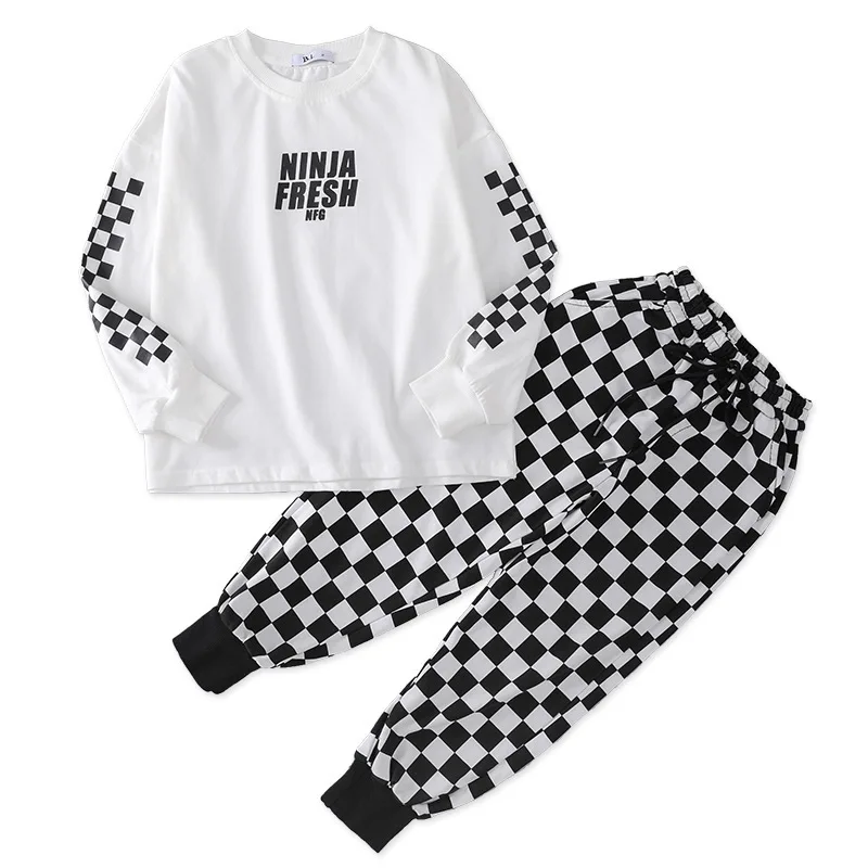 

Long Sleeve Spring Autumn Baby Girls Suit Sweatshirts + Pants 2pcs Kids Teenage Outwear Children Clothing Sportwear High Quality