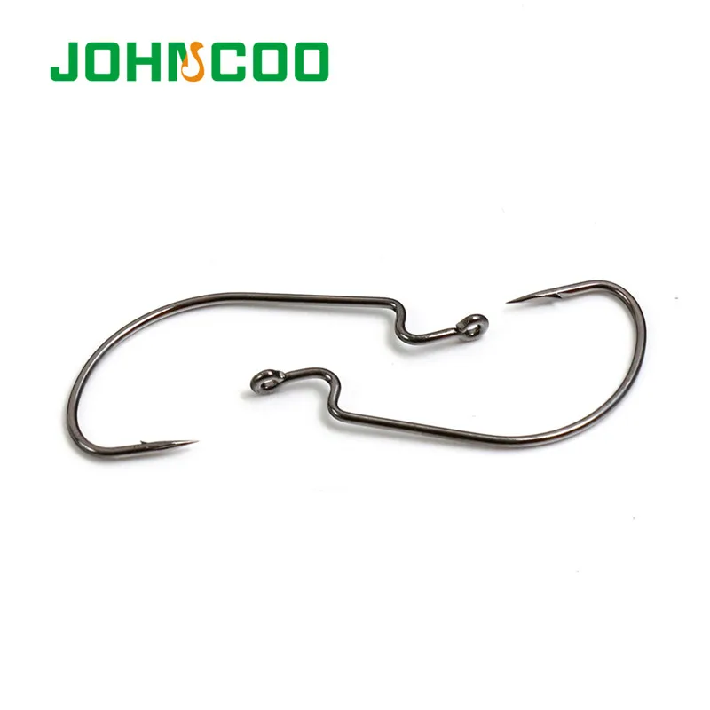 JOHNCOO 10 шт. 4 #2 #1 #2/0 # Высокие рыболовные крючки широкий крючок острый мягкий наживка