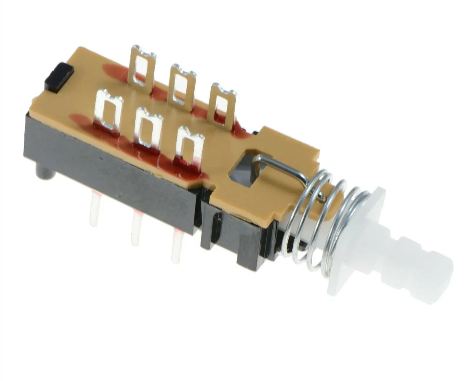 

DPDT перекидной кнопочный переключатель с фиксацией переключатель PCB