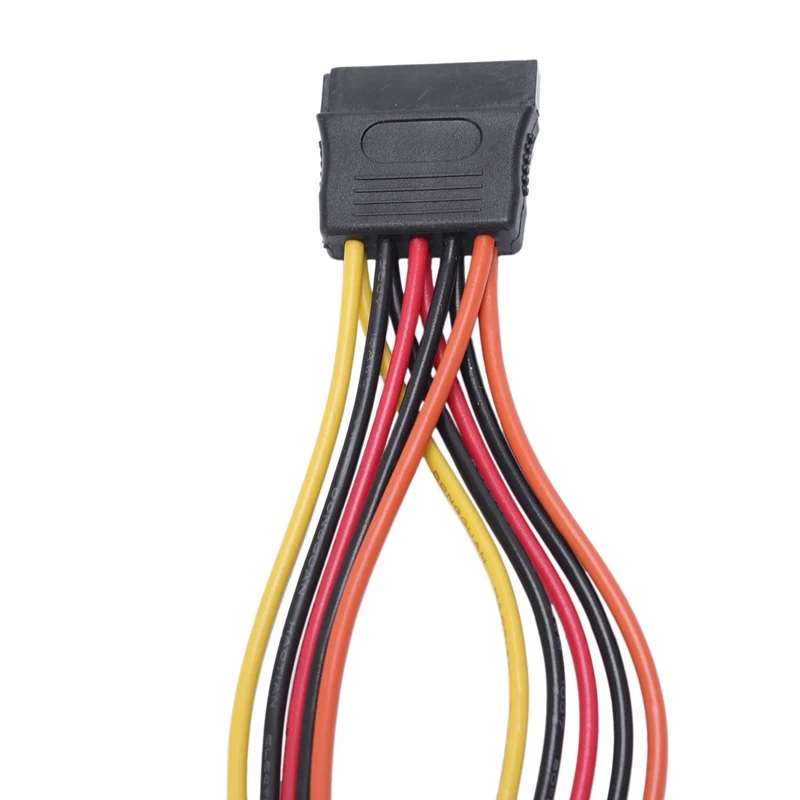 Sata Hard Drive Power Cord 15Pin One Minute Two Three Transfer Cable Male To Female | Электроника