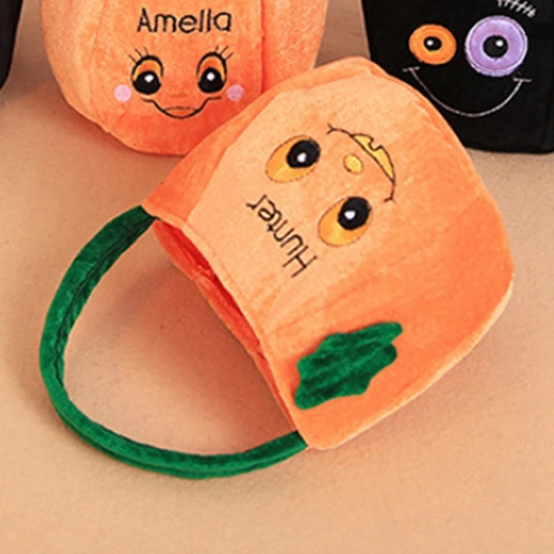 Personalized Halloween Basket Trick or Treat Bucket Embroidered | Дом и сад