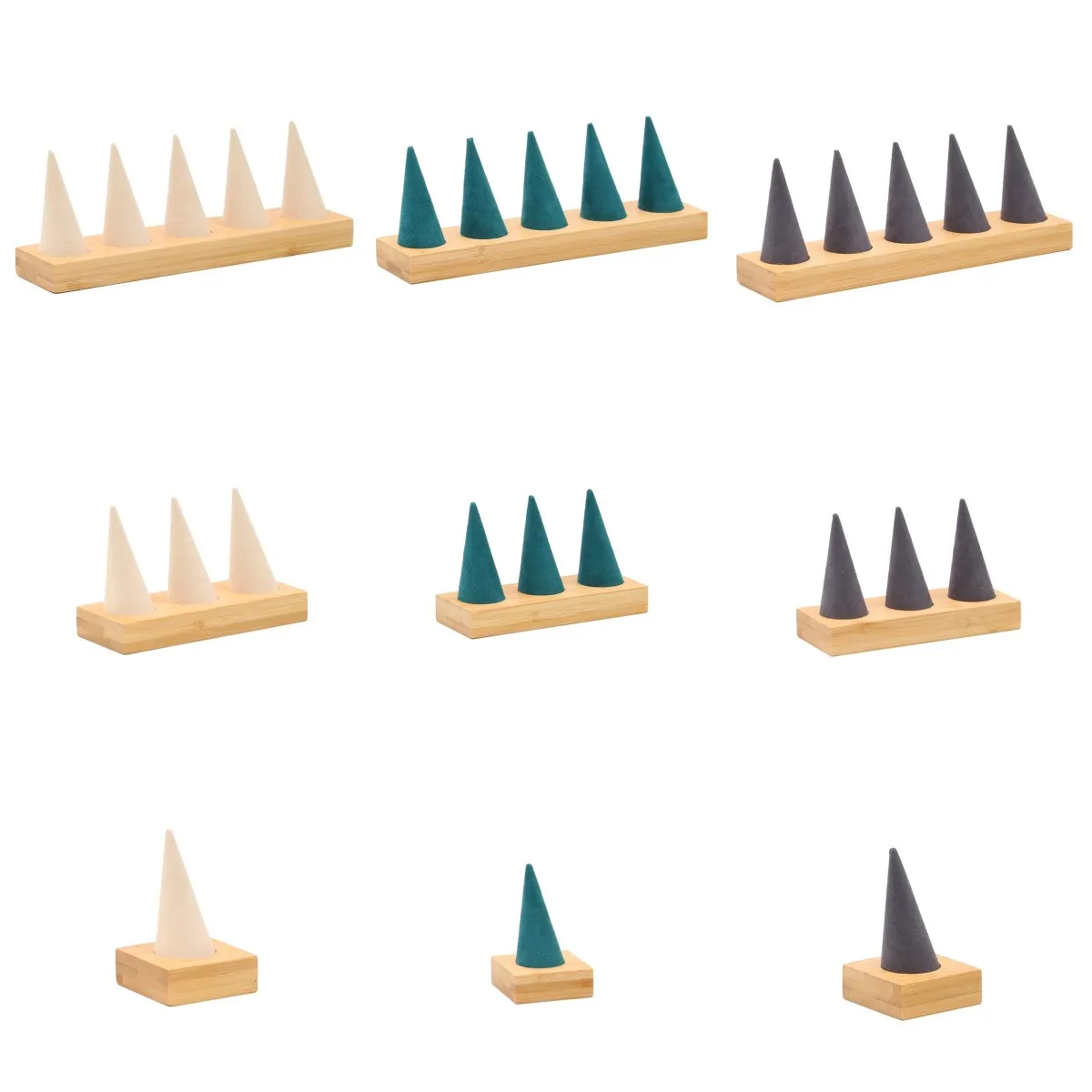 1/5 шт. деревянный держатель для колец | Украшения и аксессуары