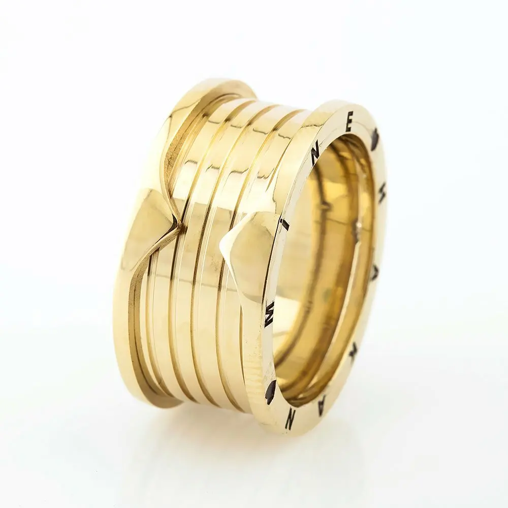 

Name Written Special Design Gold Color 925 Sterling Silver Men 'S Wedding Ring