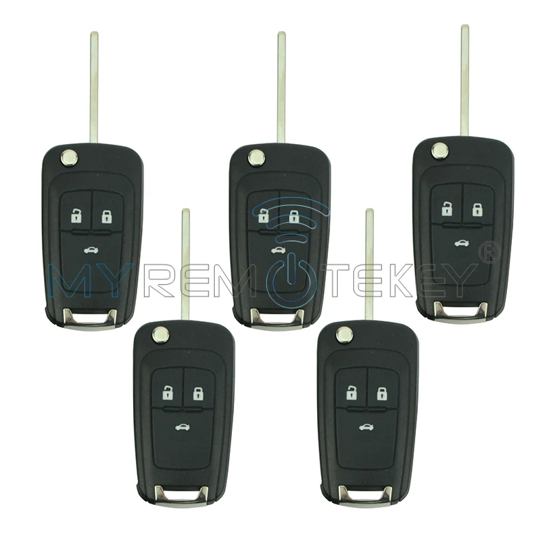 Remtekey 5 шт. флип чехол для дистанционного ключа автомобиля Chevrolet Aveo Cruze Orlando 2011 2012 2013