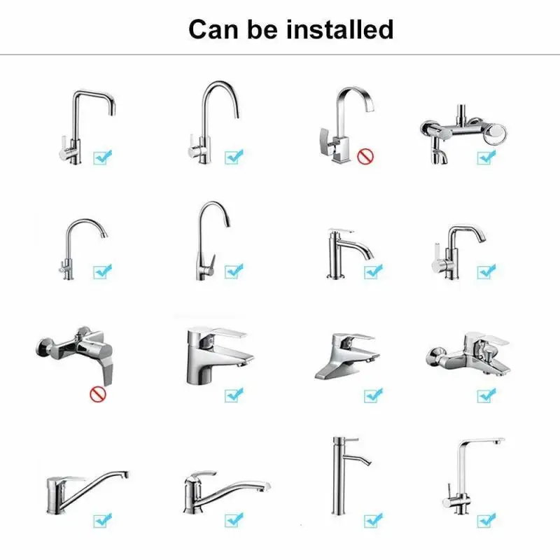 

Filter Aerator Sink Head Water Purify Faucet 3 Mode Water Saving Bathroom Fixture Aerators Rotating Splashproof Chlorine Removal