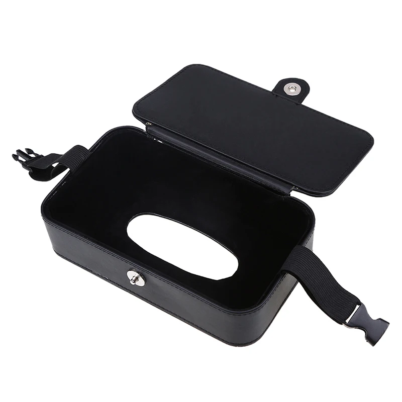 Тканевая коробка POSSBAY из микрофибры кожаная автомобильная для салфеток