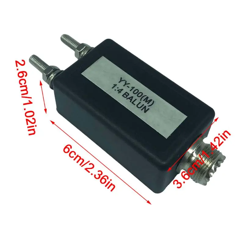 HF M Interface 100W 1:4 HF Kurzwellen Antenne Balun QRP Mini Baluns M Typ Interface HF Frequenz – Detail 6