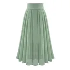 Женская шифоновая юбка на шнуровке JAYCOSIN, длинная трапециевидная юбка с высокой талией, весна-лето 2021