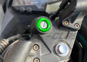 Мотоциклетный ключ зажигания Обложка кольцо протектор CNC аксессуары для Kawasaki Z250