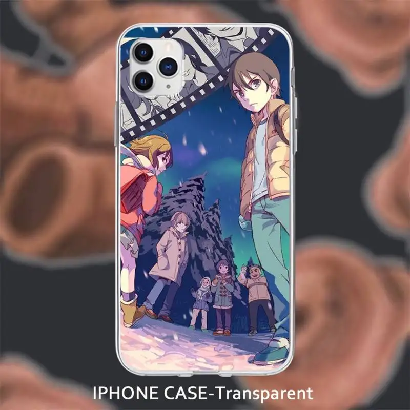 

ERASED Boku Dake Ga Inai Machi Transparent Soft Case Cover For Iphone Se 2020 6 6s 7 8 Plus X Xs Max Xr 11 12 Pro Max Coque