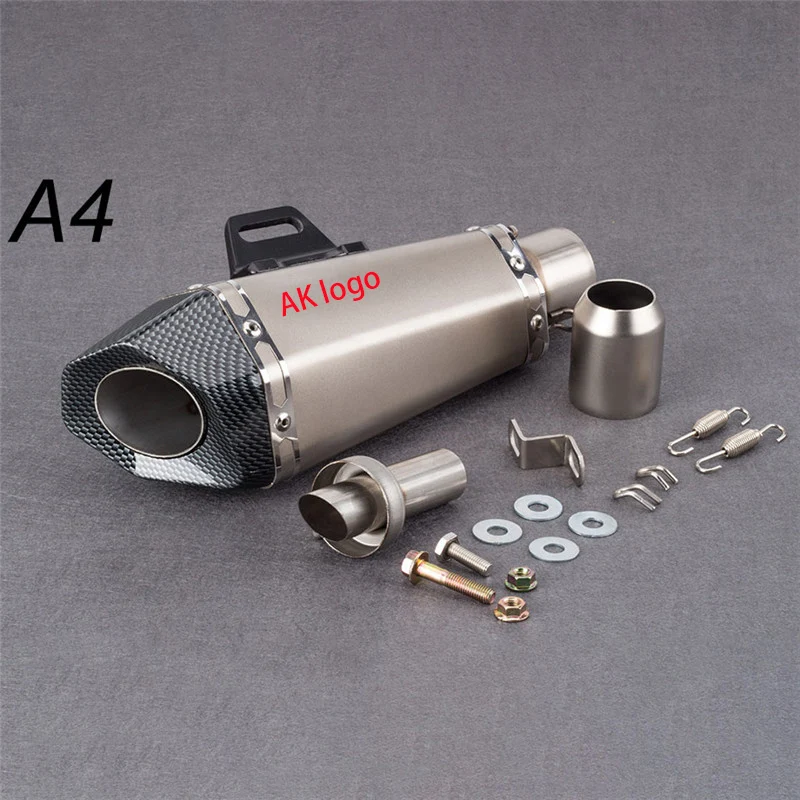 

Moto 51mm Motorcycle exhaust pipe mufflersmall hexagon exhaust with DB killer for Z900 MT09 KTM390 CBR1000 R6 FZ8 R25