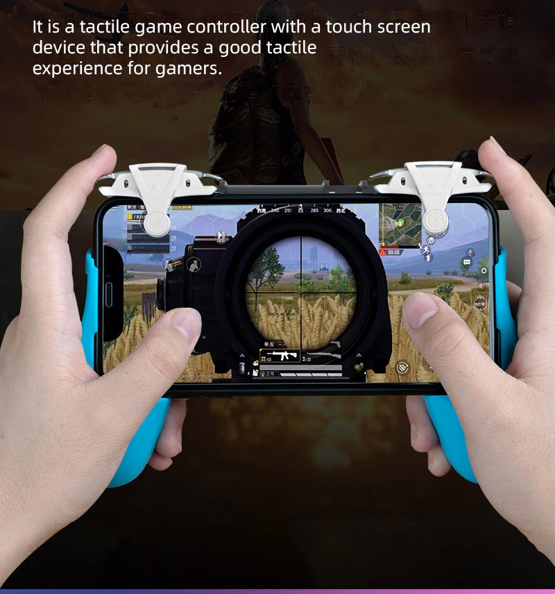 Игровой контроллер PUBG, геймпад, металлическая кнопка пуска, стрельба, свободный огненный джойстик для IOS, Android, геймпад для мобильного телефона с охлаждающими вентиляторами