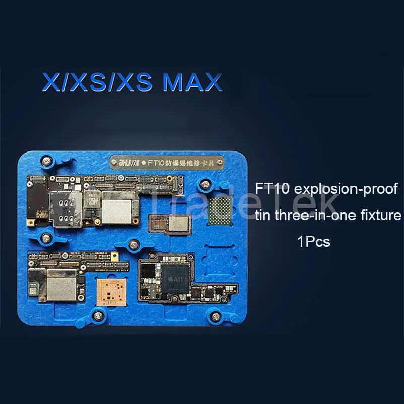 Плата JC Aixun профессиональная BGA Reballing полный комплект для ремонта телефонов X XS XSMAX