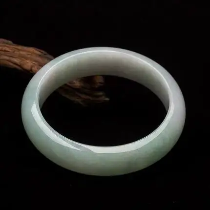 

Zheru Jewelry Natural Burmese Jade Light 54-62mm Bracelet Jewelry Jade Jewelry Best Gift