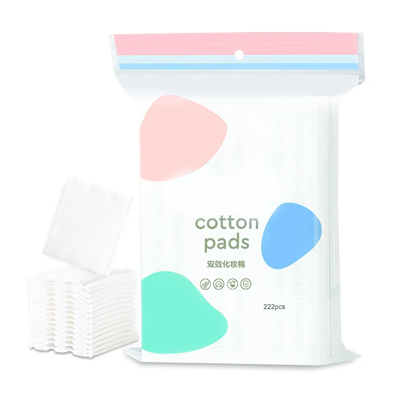 

Cosmetic Cotton Pads Thick 222 Pieces Makeup Remover Pads Pure Cotton Pads For Face Cleaning M88