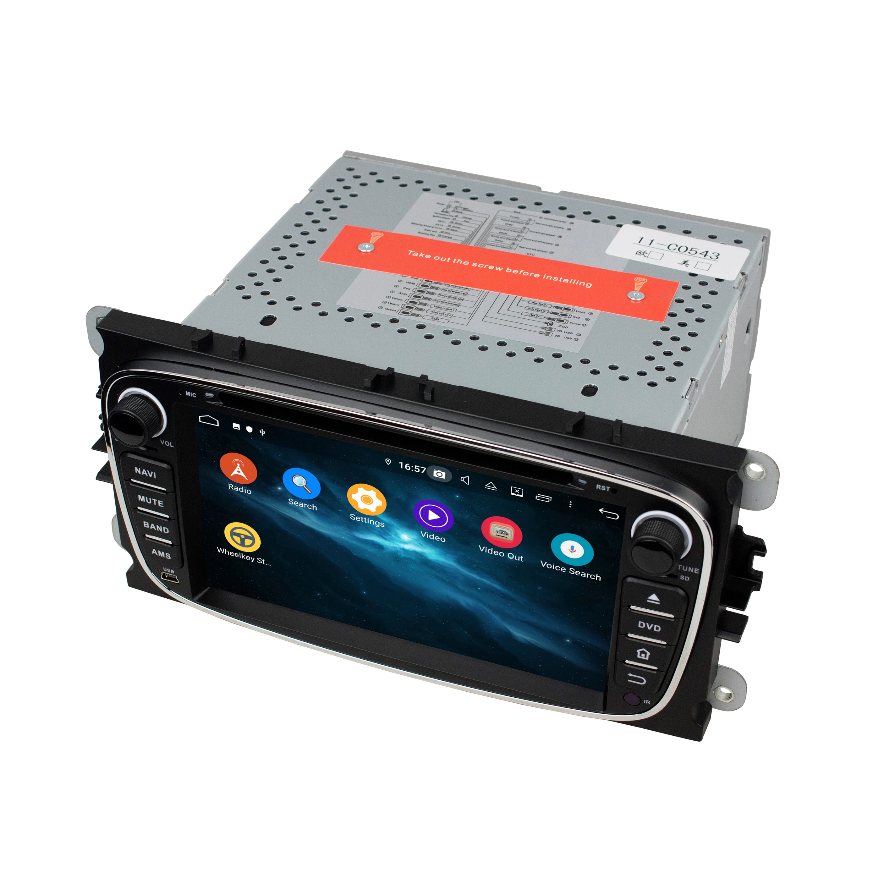 7 &quot2 Din 6 ядер PX6 Android 9 0 автомобильный мультимедийный плеер для Ford Mondeo Tourneo S max dvd