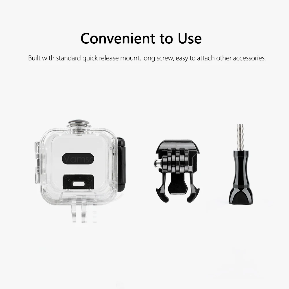 Аксессуары Vamson для Go pro 5 Session Водонепроницаемый Чехол 45 м подводный дайвинг с