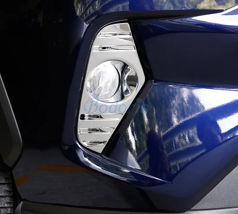 

Передняя и задняя противотуманная фара для Toyota RAV4 XA50, 2019, 2020, хромированные автомобильные аксессуары