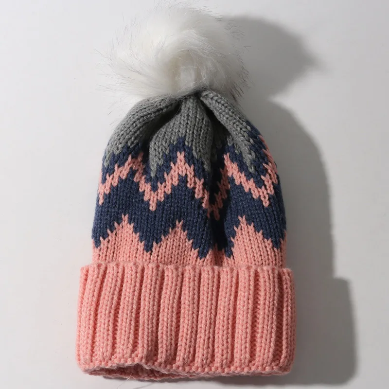 2019 шляпа женская осенняя и зимняя новая шерстяная дикие волосы шар вязаное