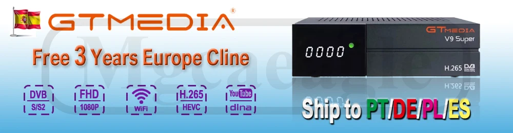 Стабильная Европа cccam cline Испания рецептор Европа Cline сервер панель управления 3 года бесплатно HD спутниковый приемник для Gtmedia v8 nova